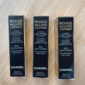 * NIB * CHANEL Rouge Allure L’Extrait Refillable Lipstick in Rose Supreme